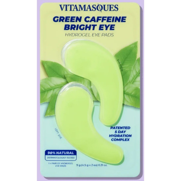 Vitamasques Bright Eye Green Caffeine Eye Pads