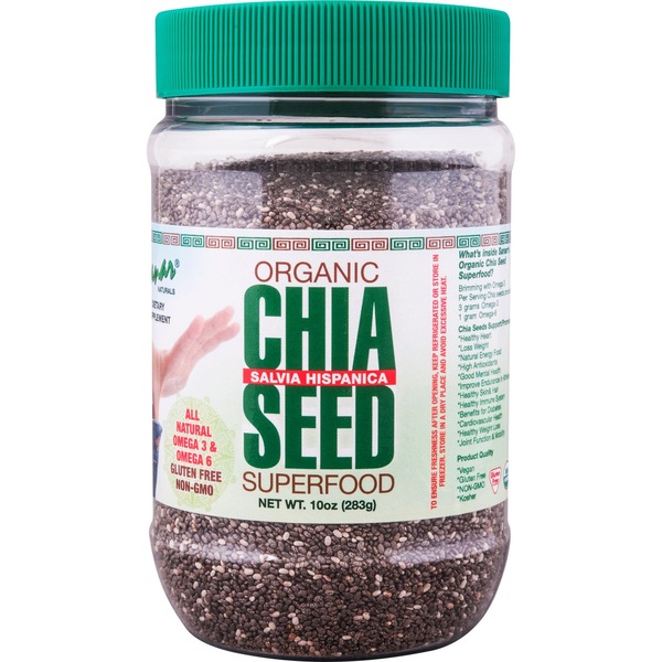 Sanar Naturals Organic Chia Seed, 10 OZ
