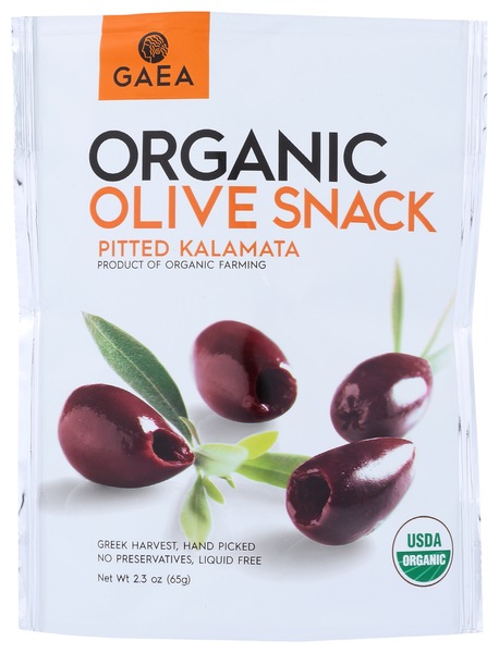 Gaea Organic Kalamata Olive Snack, 2.3 oz
