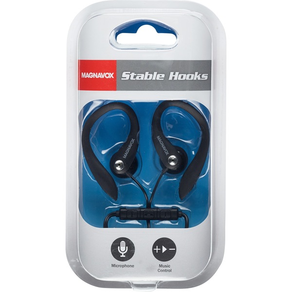Magnavox Stable Hooks W/ Microphone Headphones