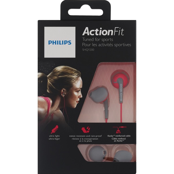 Philips In-Ear Sports Headphones Tuned for Sports