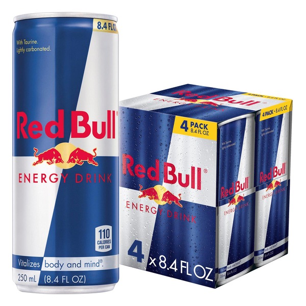 Red Bull Energy Drink 8.4 OZ, 4CT