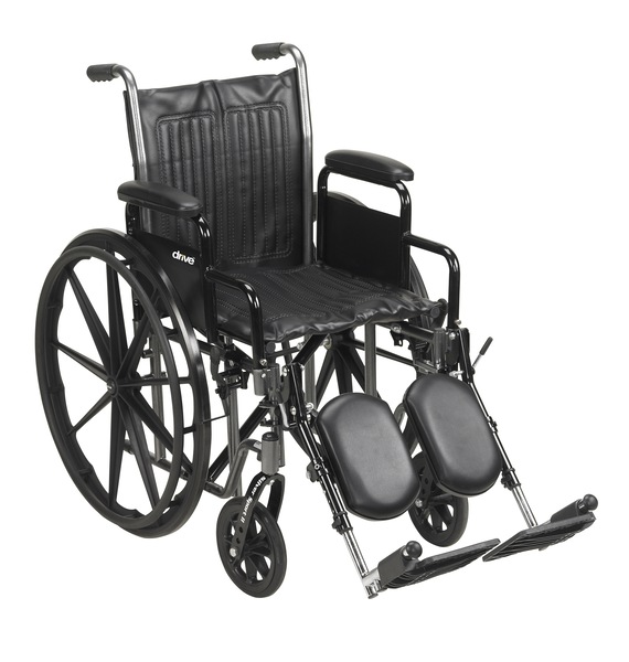 McKesson Wheelchair, 16 Inch Seat Width, 250 lbs. Weight Capacity