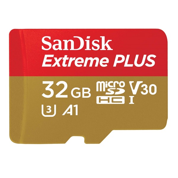 SanDisk Extreme PLUS microSD UHS-I Card with Adapter
