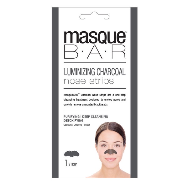 Masque Bar Luminizing Charcoal Nose Strips, 6CT