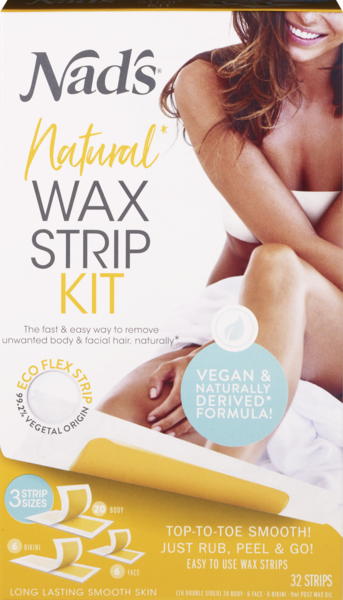 Nad's Natural Wax Strip Kit