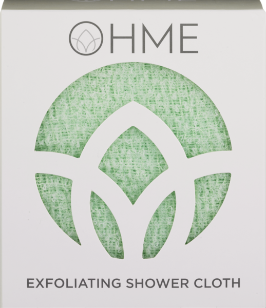 OHME Exfoliating Shower Cloth (Assorted Colors)