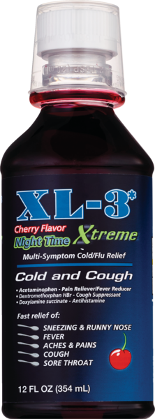 XL-3 Day Time Cold Medicine, Non-Drowsy Cold & Flu Relief