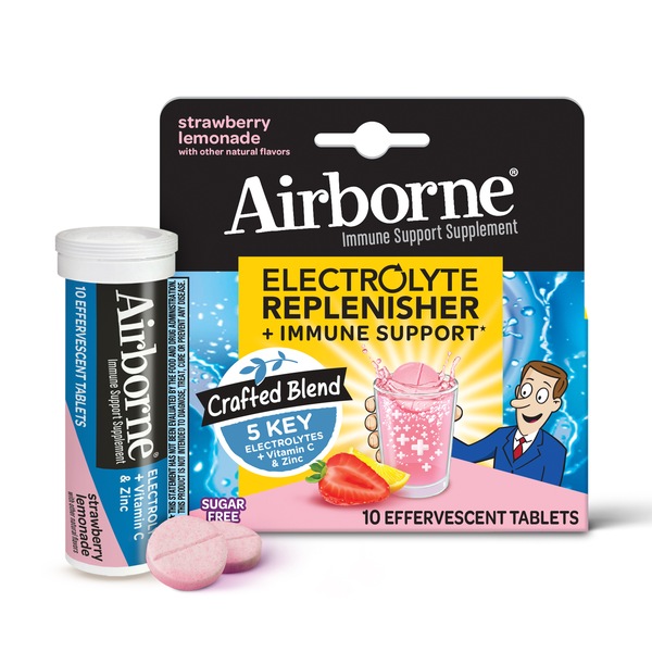 Airborne Electrolyte Replenisher Effervescent Tablets, 10 CT