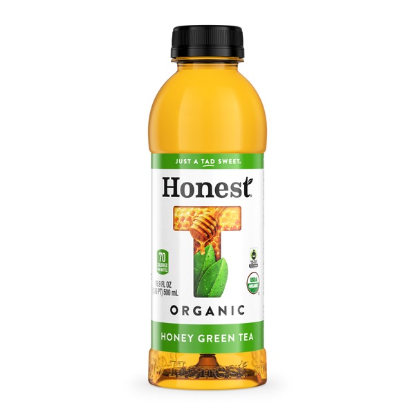 Honest Tea Organic Fair Trade Honey Green Gluten Free, 16.9 OZ
