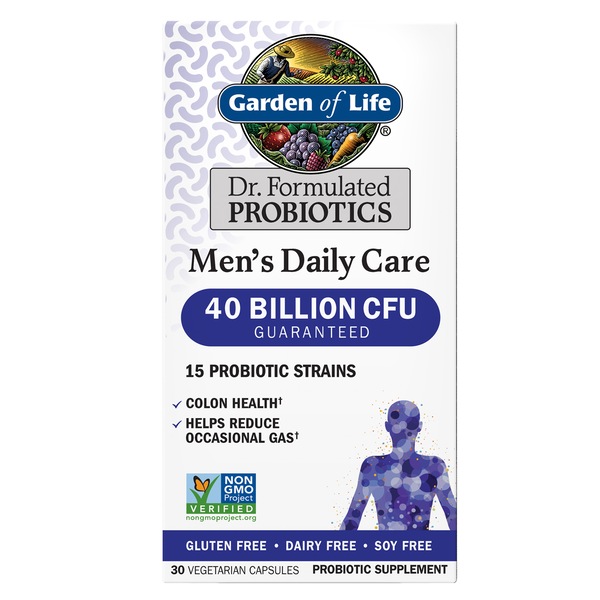 Garden of Life Men's Daily Care Probiotic Capsules