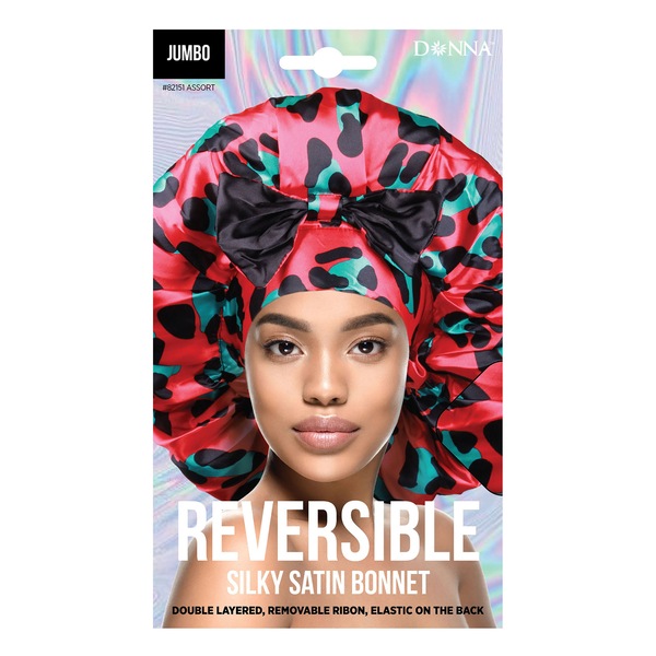 Donna Reversible Silky Satin Bonnet