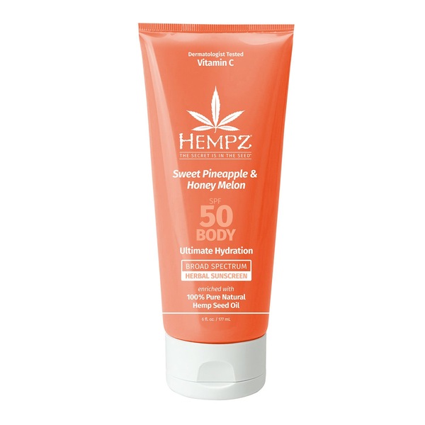 Hempz Sweet Pineapple & Honey Melon Body Sunscreen, SPF 50