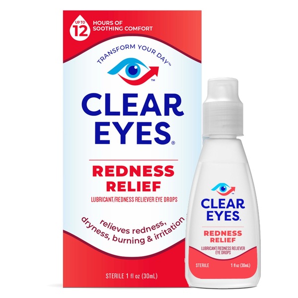 Clear Eyes Redness Relief Eye Drops, 1 OZ