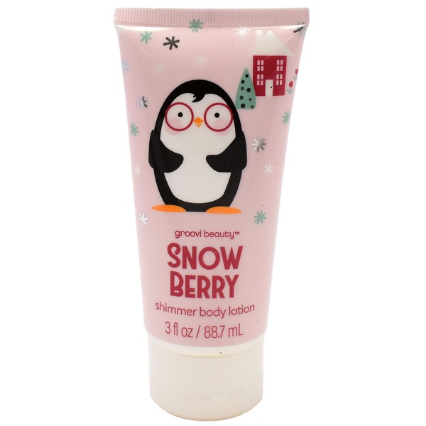 Groovi Shimmer Body Lotion, Snow Berry