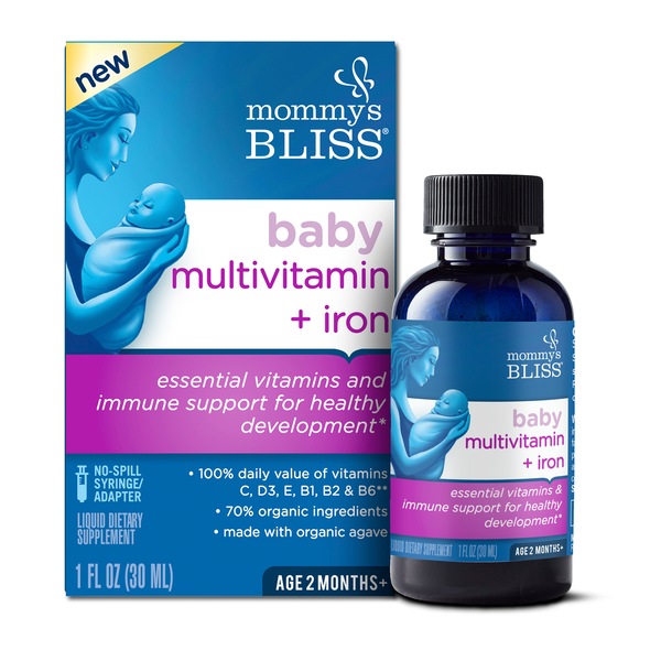 Mommy's Bliss Baby Multivitamin + Iron Drops, 1 FL OZ