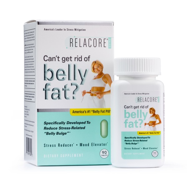 Carter-Reed Relacore Belly Fat - Píldoras para pérdida de grasa, 90 u.