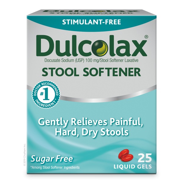 Dulcolax Stool Softener Gentle Relief Liquid Gels