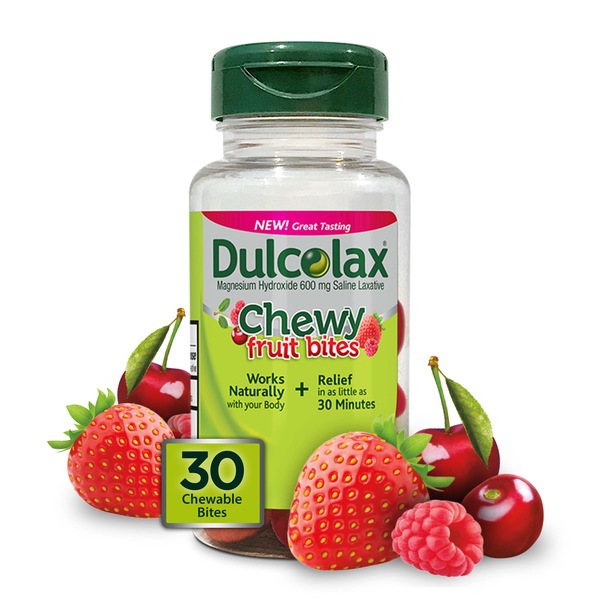 Dulcolax Chewy Fruit Bites for Constipation Relief