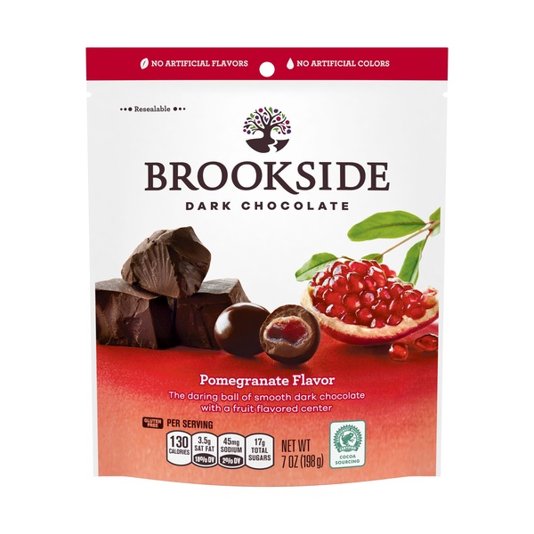 Brookside Dark Chocolate Snack with Pomegranate Flavored Center, 7 oz