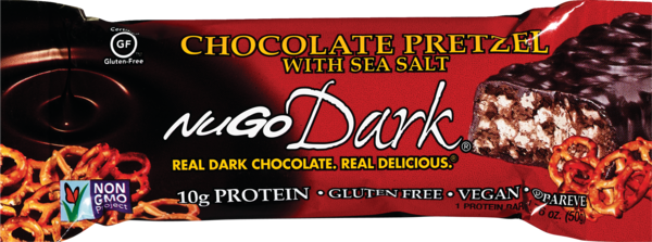 Nugo Real Dark Chocolate Pretzel with Sea Salt