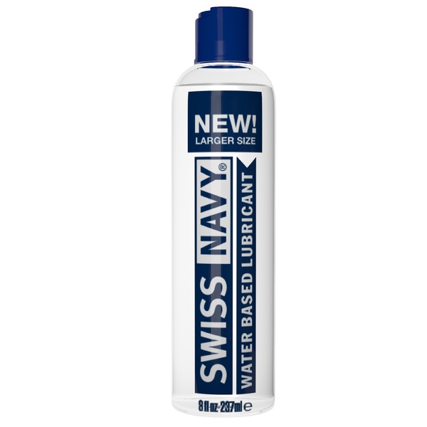 Swiss Navy Water-Based Lubricant, 8 OZ