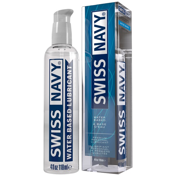 Swiss Navy Water-Based Lubricant, 4 OZ