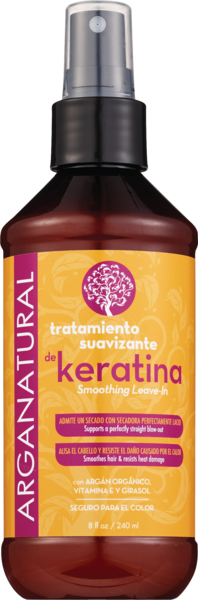 Argan Keratin Smoothing Leave-in Conditioner, 8 OZ