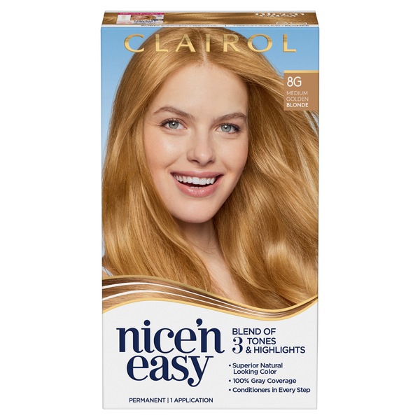 Clairol Nice'n Easy - Tinte permanente para el cabello