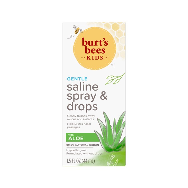 Burt's Bees Kids Gentle Saline Spray and Drops, 1.5 OZ