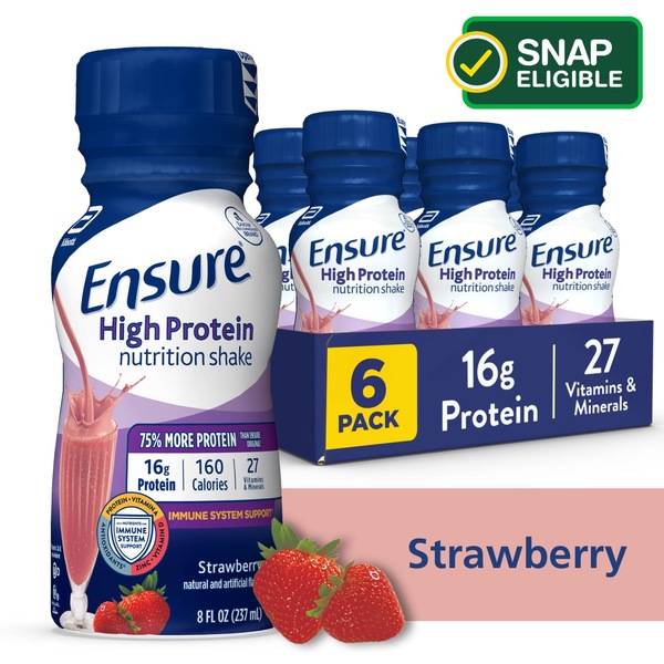 Ensure High Protein Nutrition Shake Ready-to-Drink 8 fl oz, 6CT