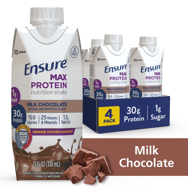 Ensure Max Protein Nutrition Shake, 11 OZ, 4 CT