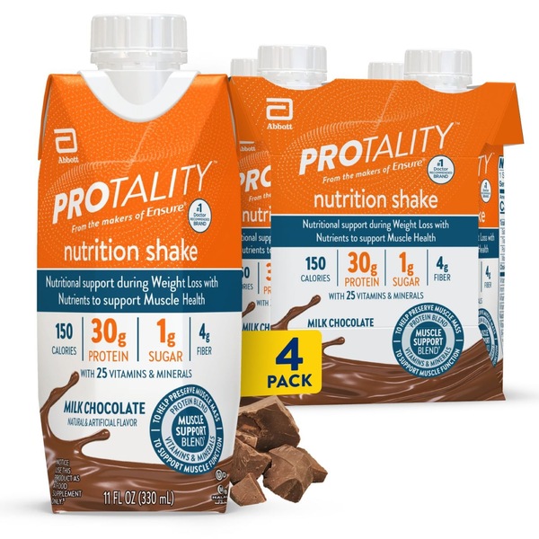 PROTALITY Nutrition Shake 4 x 11 OZ Bottles
