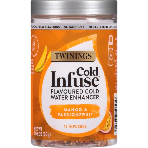 Twinings Cold Infuse Flavoured Cold Water Enhancer, 12 CT
