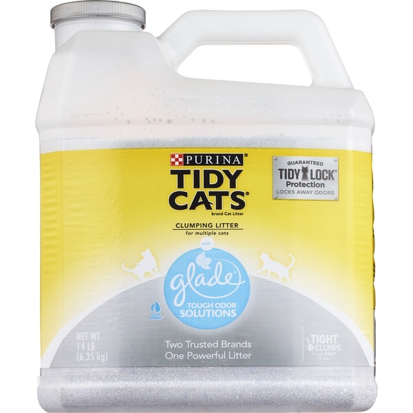 Tidy Cats Clumping Litter with Glade, Multiple Cats (Jug)