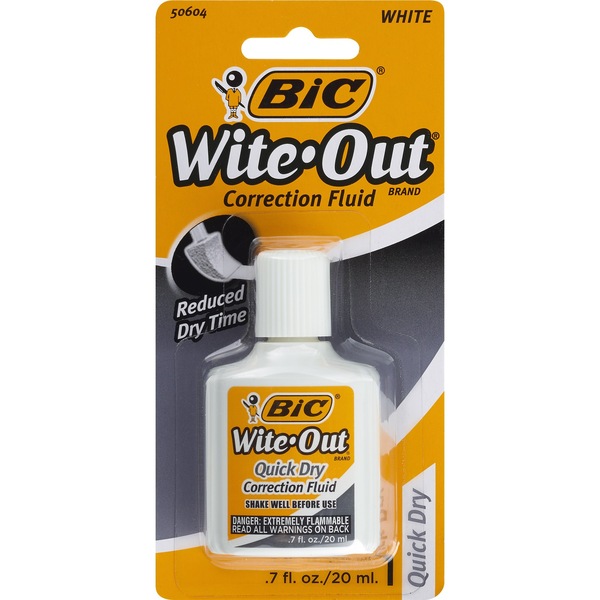 BIC Wite-Out Brand Quick Dry Correction Fluid