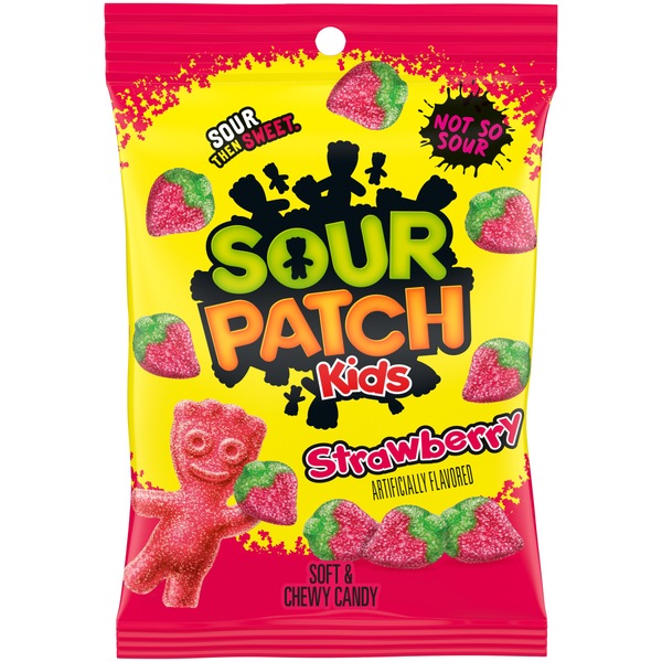 SOUR PATCH KIDS Strawberry Soft and Chewy Candy, 8 oz