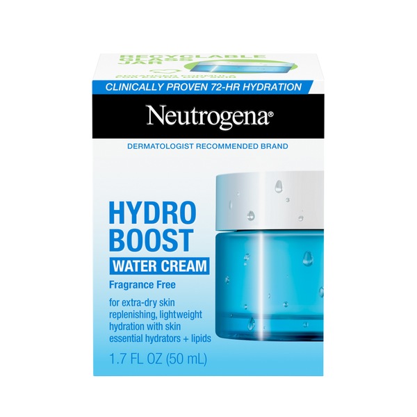 Neutrogena Fragrance Free Hydro Boost Water Face Cream, 1.7 OZ