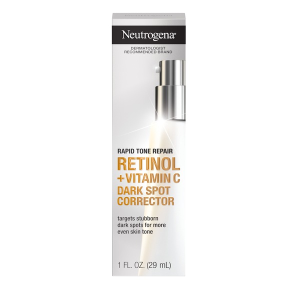 Neutrogena Rapid Tone Repair Dark Spot Corrector - Suero corrector con retinol, 1 oz