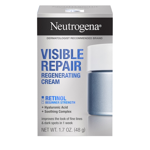 Neutrogena Rapid Wrinkle Repair Hyaluronic Acid & Retinol Cream, 1.7 OZ