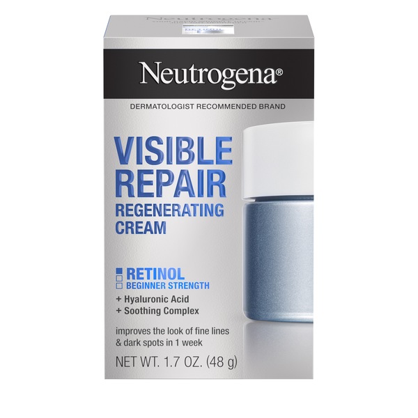 Neutrogena Rapid Wrinkle Repair Retinol Cream with Hyaluronic Acid, 1.7 OZ