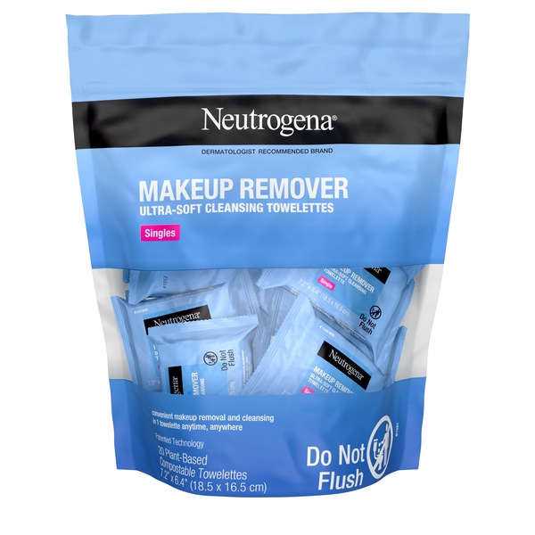 Neutrogena Makeup Remover Cleansing Towelette Singles, 20CT