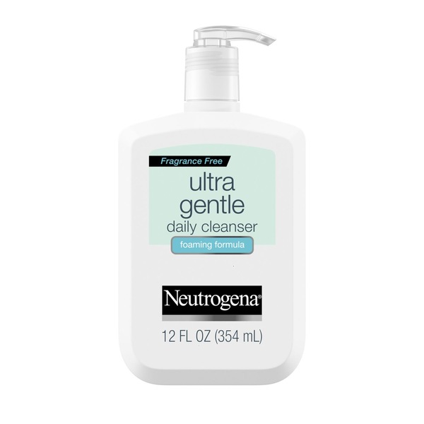 Neutrogena Ultra Gentle Daily Foaming Facial Cleanser, 12 OZ