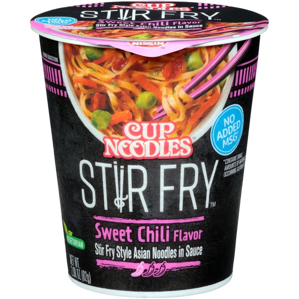 Nissin Cup Noodles, Sweet Chili Stir Fry, 2.89 oz