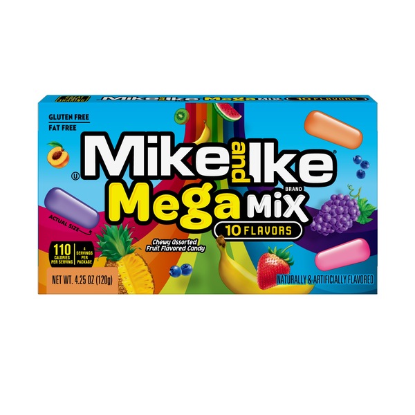 Mike and Ike Mega Mix, Theater Box, 4.25 oz