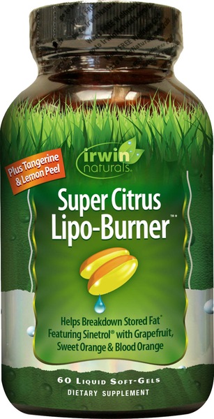 Irwin Naturals Super Citrus Lipo-Burner plus BioPerine Softgels, 60 CT