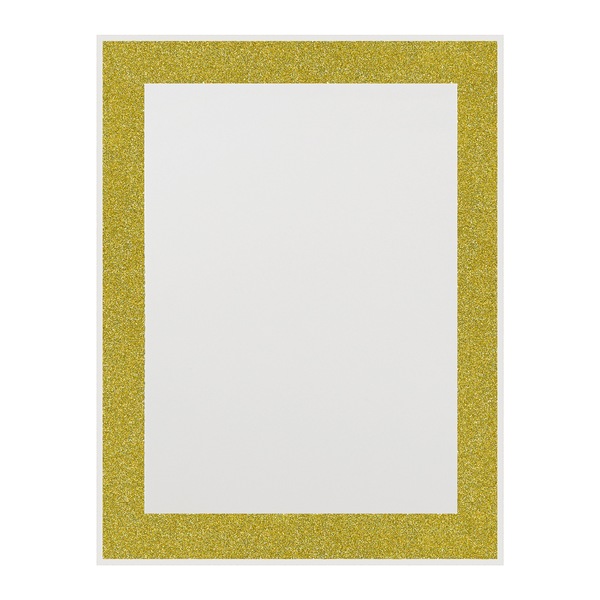Ultra Brite Gold Glitter Glam Frame Poster Board, 22"x28"
