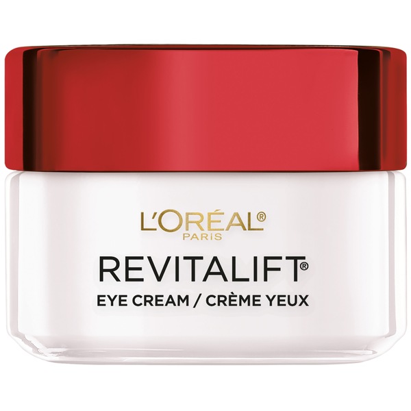 L'Oreal Paris Revitalift Anti-Wrinkle + Firming - Crema para ojos sin fragancia, 0.5 oz