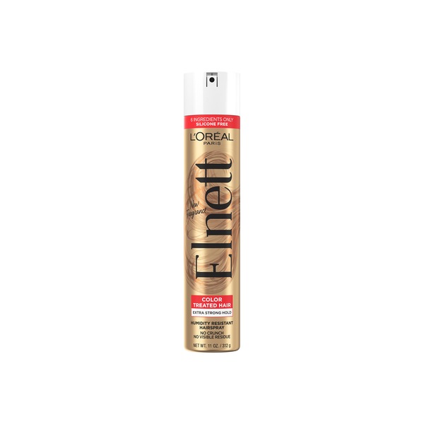 L'Oreal Paris Elnett Satin Extra Strong Hold Hair Spray for Color Treated Hair