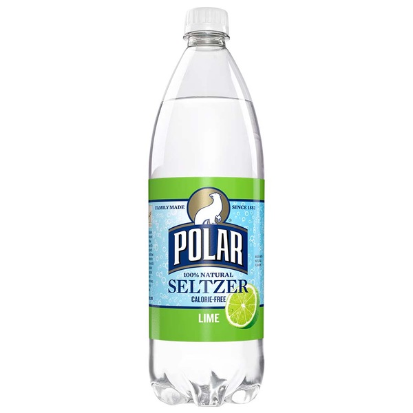 Polar Seltzer Lime Sparkling Water, 1L Bottle